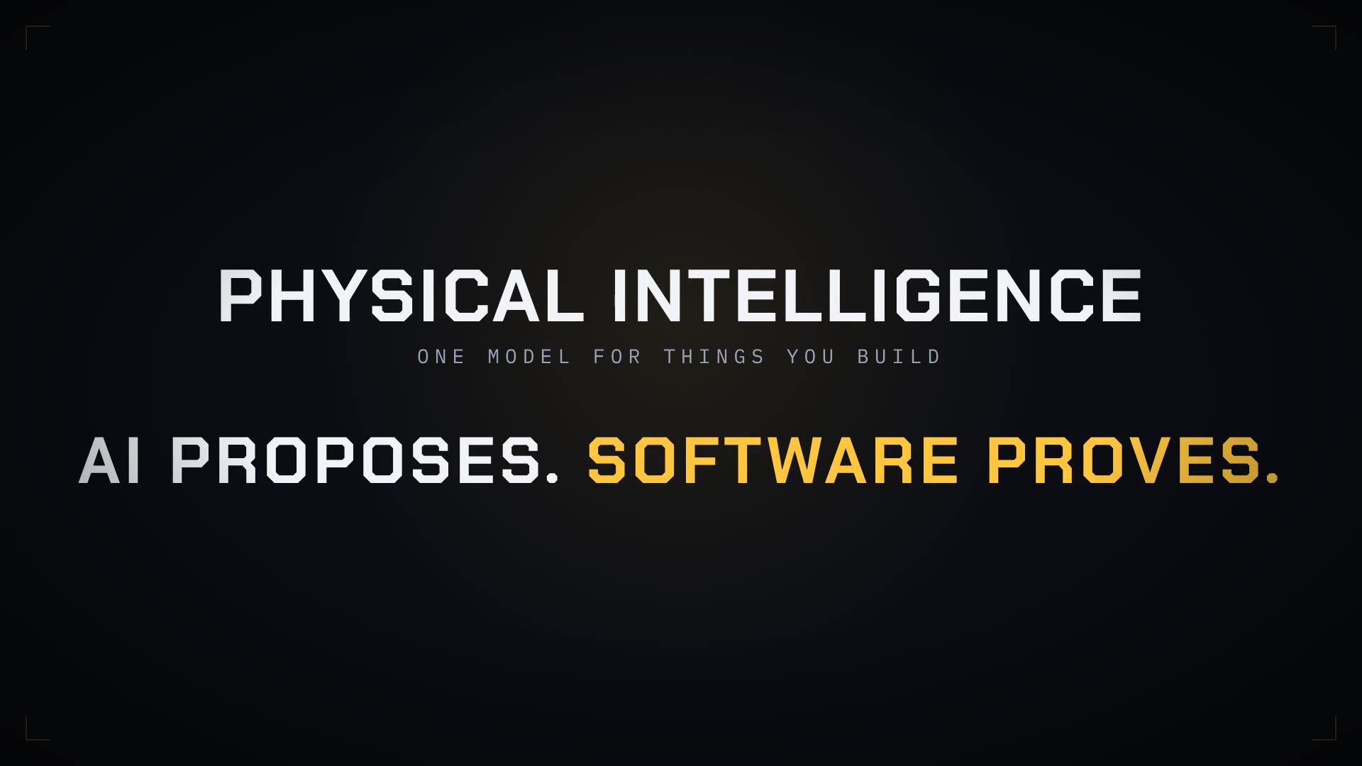 Physical Intelligence film artwork
