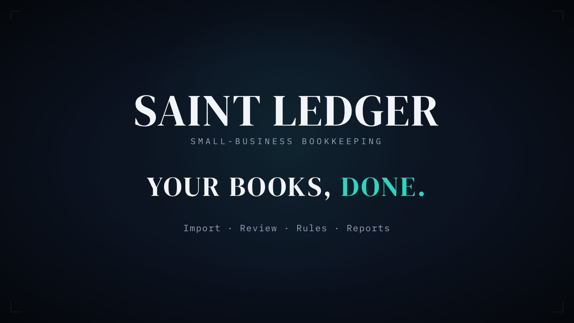 Saint Ledger film artwork