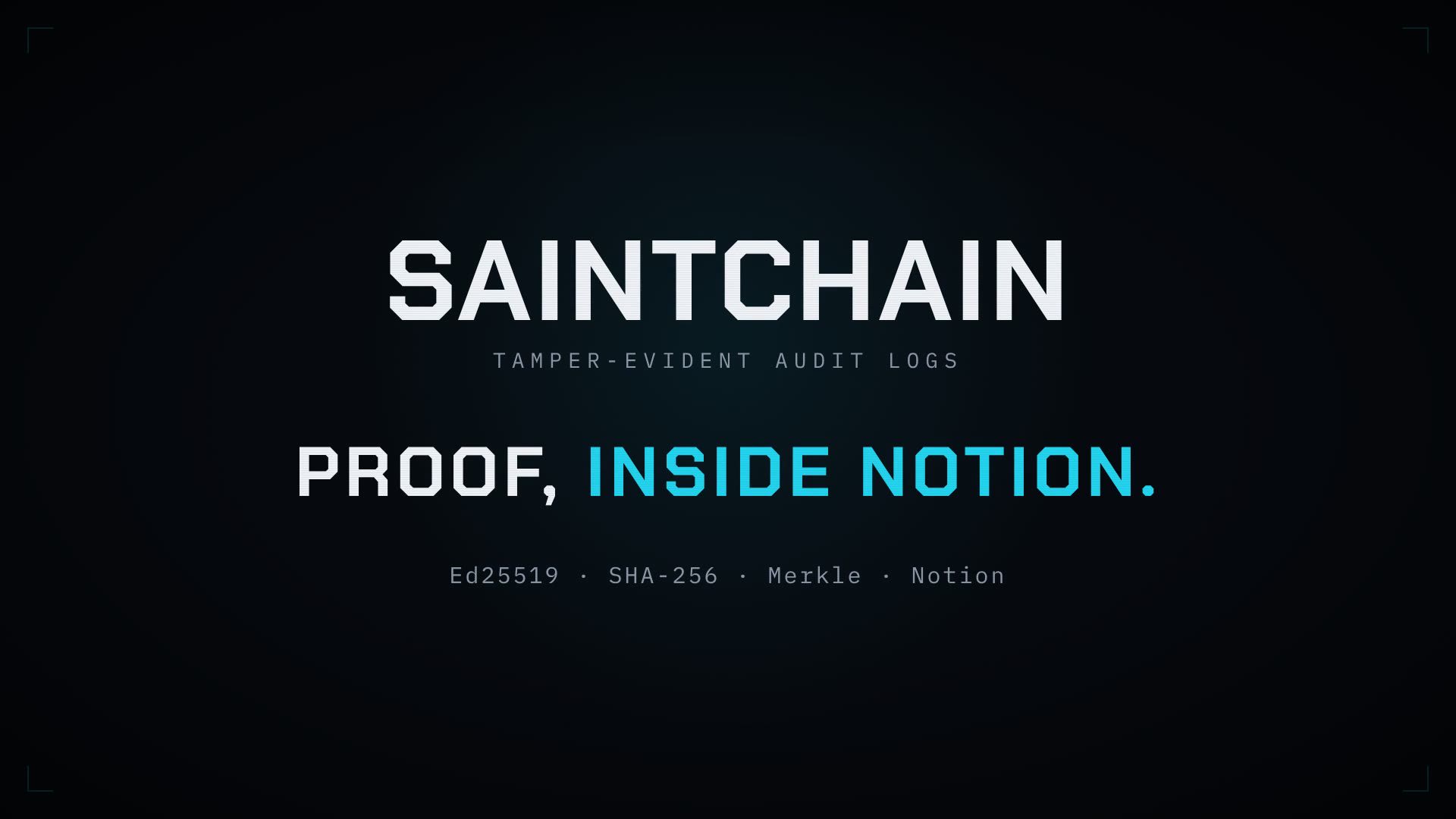 SaintChain film artwork